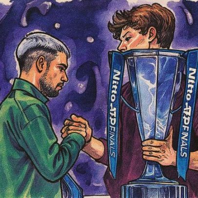 Equilíbrio impressionante nos pontos disputados entre Sinner e Alcaraz