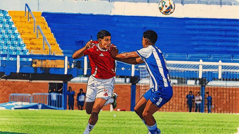 Alexandre Pablo, meia do sub-17 do Internacional (Foto: Nathan Bizotto/SC Internacional)