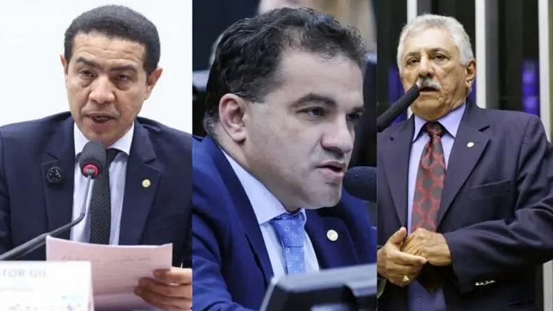 Deputado federal Pastor Gil (PL-MA), deputado federal Josimar Maranhãozinho (PL-MA) e ex-deputado federal Bosco Costa (PL-SE) (Foto: Vinicius Loures/Câmara dos Deputados; Cleia Viana/Câmara dos Deputados; )