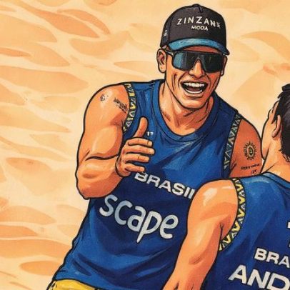 Nova dupla vence campeões olímpicos no mundial de vôlei de praia