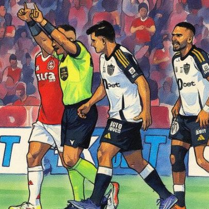 Arbitragem atrapalha jogo e Internacional e Atlético-MG empatam
