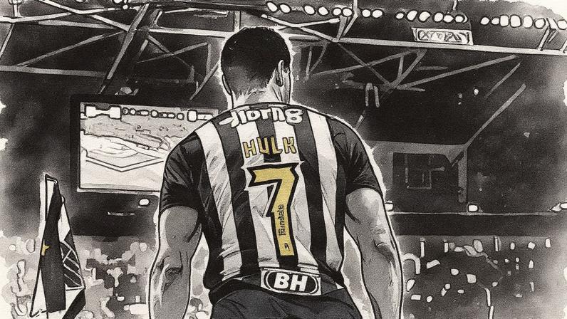 Hulk busca 9° título pelo Atlético (Foto: Pedro Souza / Atlético)