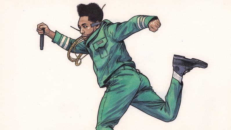 Tyler the Creator performs at Lovejoy Wharf.