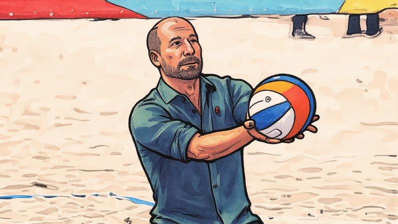 Príncipe William joga vôlei de praia em Copacabana (Foto: Reprodução / Instagram)