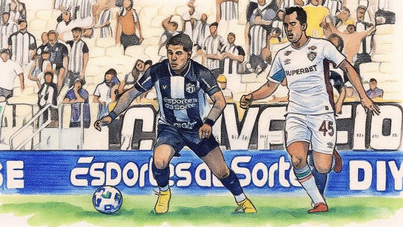 Partida entre Ceará e Fluminense, pelo Brasileirão (Foto: Stephan Eilert/Ceará SC)