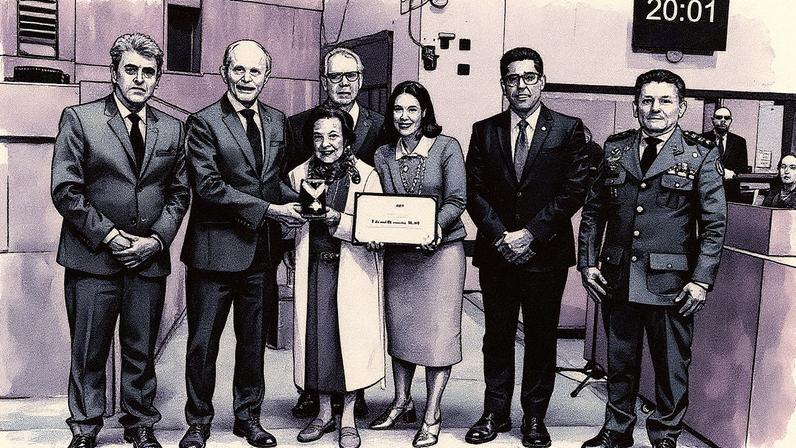 Ales rende homenagem o fundador da Igreja Cristã Maranata, pastor Gedelti Victalino Gueiros. Foto: Divulgação
