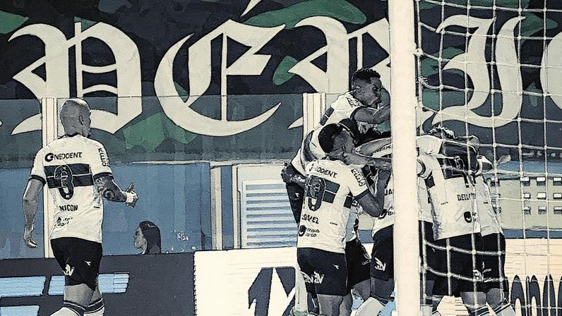 Paysandu Coritiba comemoração gol (Foto: JP Pacheco/Coritiba)