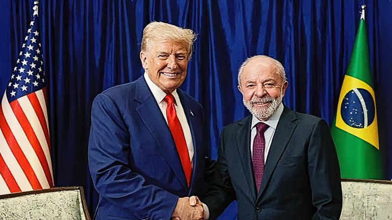 Donald Trump e Lula na Malásia, em 26 de outubro de 2025. Foto: Ricardo Stuckert/PR