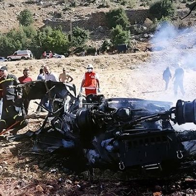 Ataque israelita no Líbano deixa três mortos e feridos