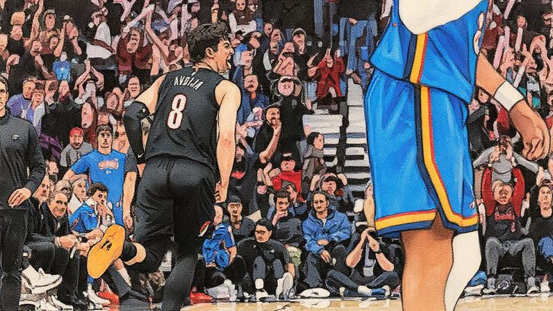 NBA Blazers Thunder jogo