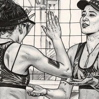 Acompanhe em tempo real Thâmela e Vic contra Gaona e Allcca no Mundial de Vôlei