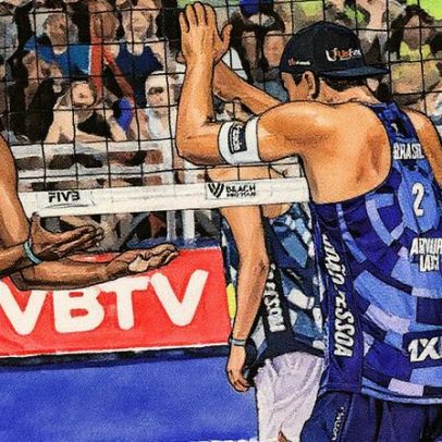 Duplas masculinas vencem na madrugada e avançam no Mundial de Vôlei de Praia