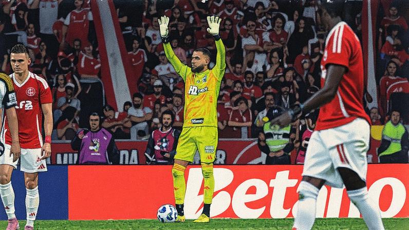 Éverson, paredão do Atlético (Foto: Pedro Souza / Atlético)