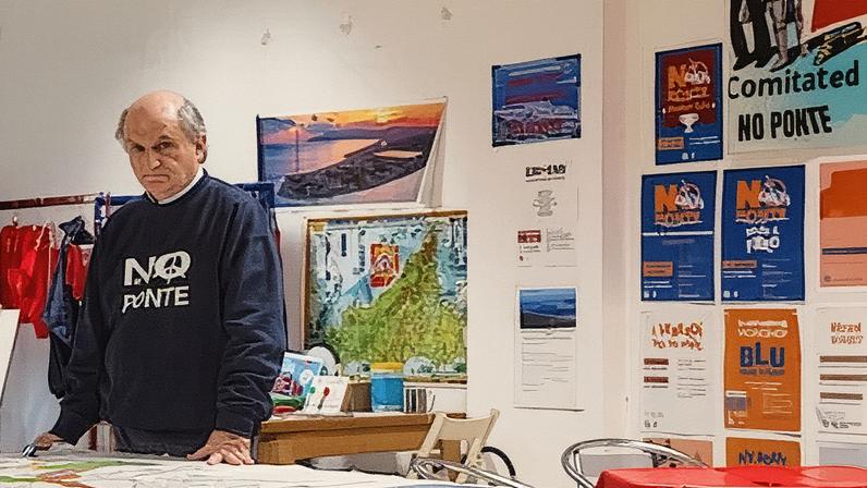 El activista Daniele Ialacqua, el viernes en Sicilia. Alessando Serrano' (Alessandro Serrano')