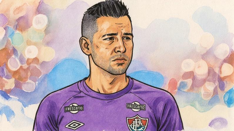 Fábio em ação na partida entre Cruzeiro e Fluminense, pelo Brasileirão (Foto: Lucas Merçon/Fluminense)