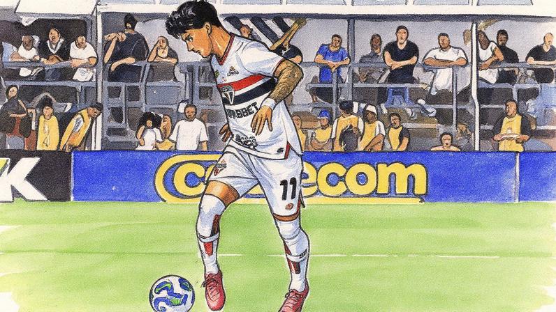 Ferreirinha seguirá em tratamento no Reffis (Foto: Rubens Chiri/Saopaulofc.net)