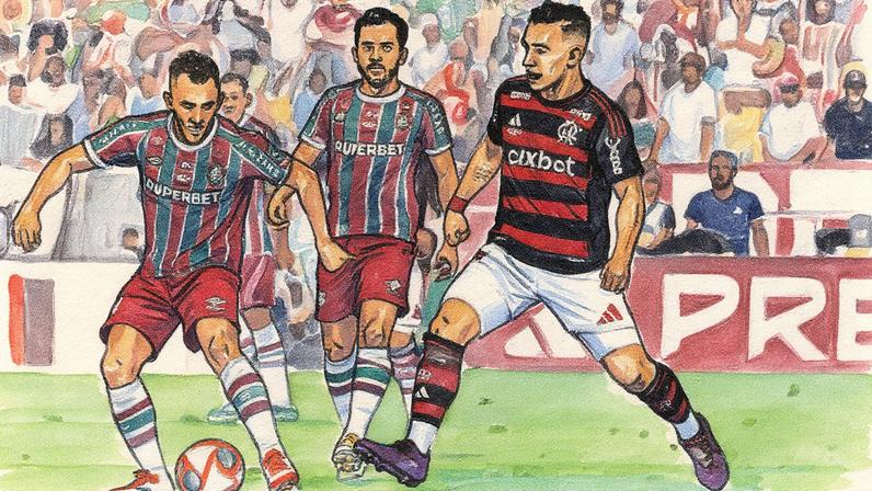 Fluminense e Flamengo se enfrentam pela 34ª rodada do Brasileirão (Foto: Thiago Ribeiro/AGIF)