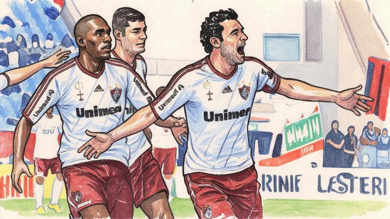 Fred comemora o gol da vitória no Fla-Flu do Brasileirão 2012, no Engenhão. (Nelson Perez/Fluminense)