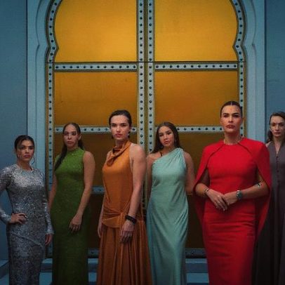 Bastidores da sessão de fotos oficiais das finais de tênis em Riade