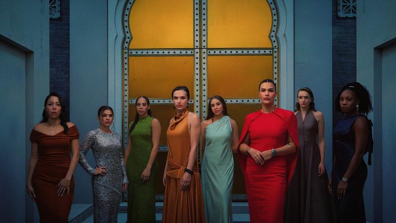 Bastidores da sessão de fotos oficiais das finais de tênis em Riade