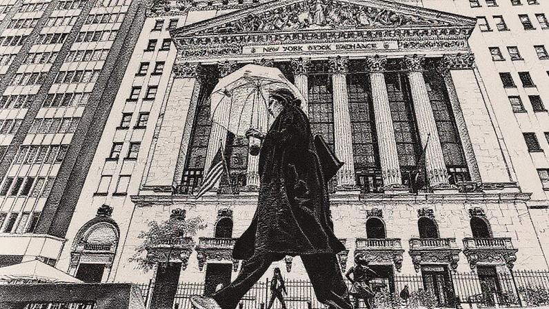 Número de ‘empresas zumbis’ nos EUA cresce e evidencia riscos em crédito corporativo | Fachada da Bolsa de Nova York: preocupação de investidores com empresas altamente alavancadas (Foto: Michael Nagle/Bloomberg) (Bloomberg/Michael Nagle)