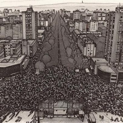 Protestos na Sérvia contra o governo de Vučić desembocam em grande manifestação