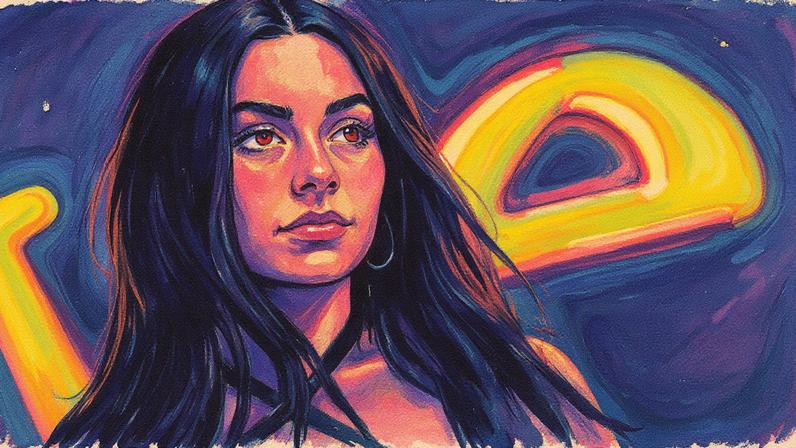 Charli XCX at the premiere of 'I Love LA.'