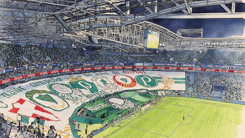 Palmeiras x Fluminense, no Allianz Parque (Foto: Rafaela Cardoso / Lance!)