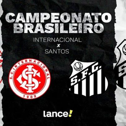 Internacional enfrenta Santos: veja onde assistir ao vivo, horário e escalações