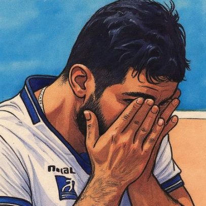 Jogador do Minas chora ao prestar homenagem a compatriota morto