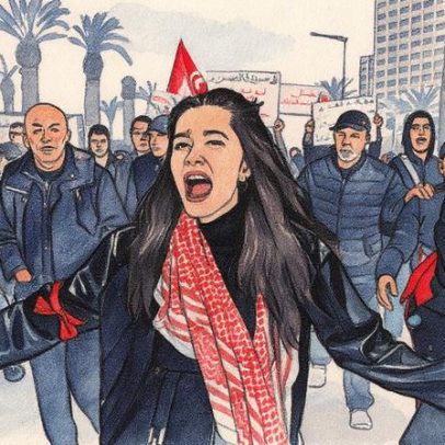 Protestos na Tunísia desafiam o poder autocrático do presidente Said