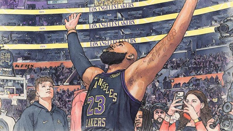 LeBron James Lakers Jazz