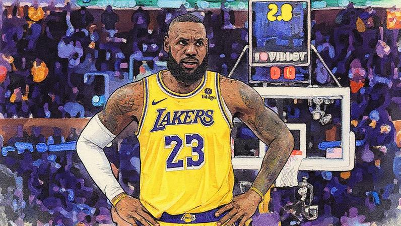 Pela primeira vez na carreira, LeBron James ficou de fora da abertura de temporada da NBA (Foto: Adam Pantozzi / AFP)