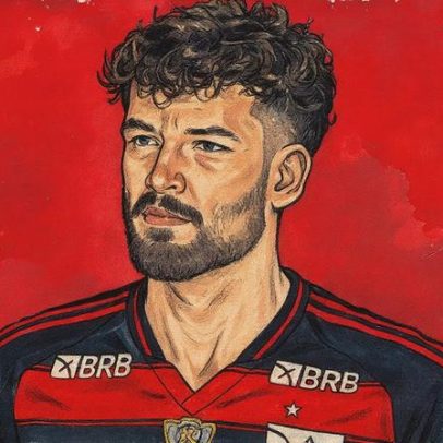 Léo Pereira avisa torcida no intervalo de Fluminense x Flamengo