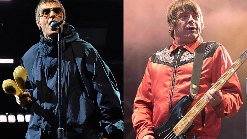 Oasis paid tribute to late Stone Roses bassist Gary “Mani” Mounfield on Saturday.