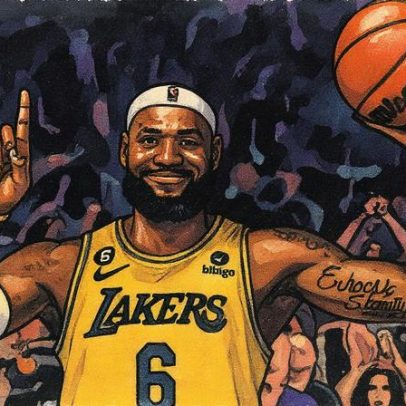 Filha de LeBron James joga como líbero usando a camisa 6 do pai