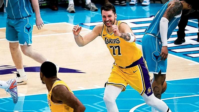 Luka Doncic Lakers Hornets