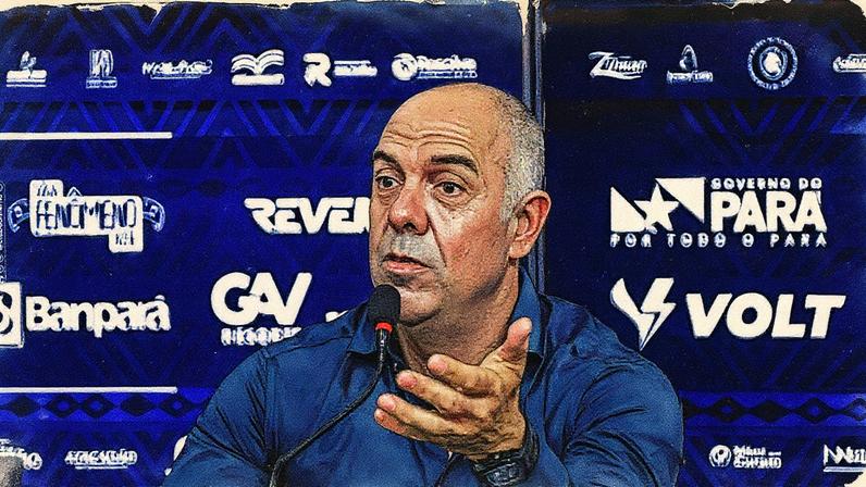 Ex-Flamengo, Marcos Braz é[foi apresentado no Remo em maio de 2025. (Foto: Samara Miranda/Ascom Remo)