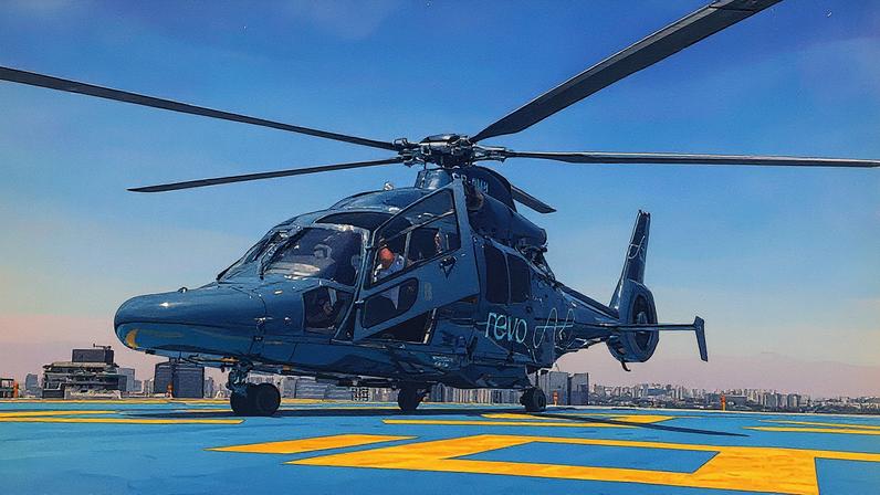 Nova parceria da Revo busca ampliar a demanda por voos de helicópteros que saem da região da Faria Lima (Sérgio Ripardo/Bloomberg Línea)
