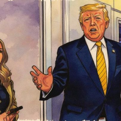 Trump insulta jornalista chamando-a de cerdita ao perguntar sobre arquivos de Epstein