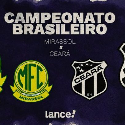 Mirassol enfrenta Ceará e revela horário, transmissão ao vivo e escalações