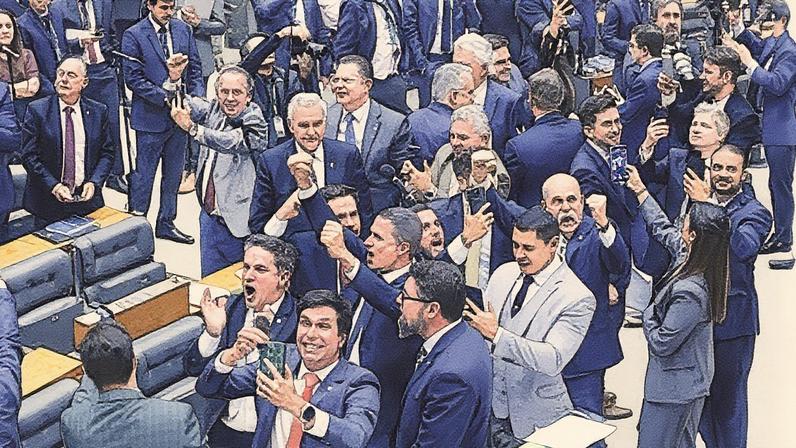 Votação do PL Antifacção na Câmara dos Deputados, em 18 de novembro de 2025. Foto: Bruno Spada/Câmara dos Deputados