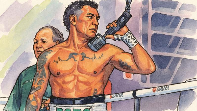 Popó no Spaten Fight Night (Foto: William Lucas e Gaspar Nóbrega / Inovafoto)