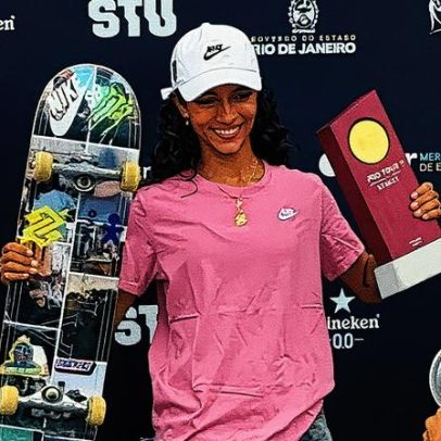 Rayssa Leal celebra fim do capacete no STU Pro Tour do Rio