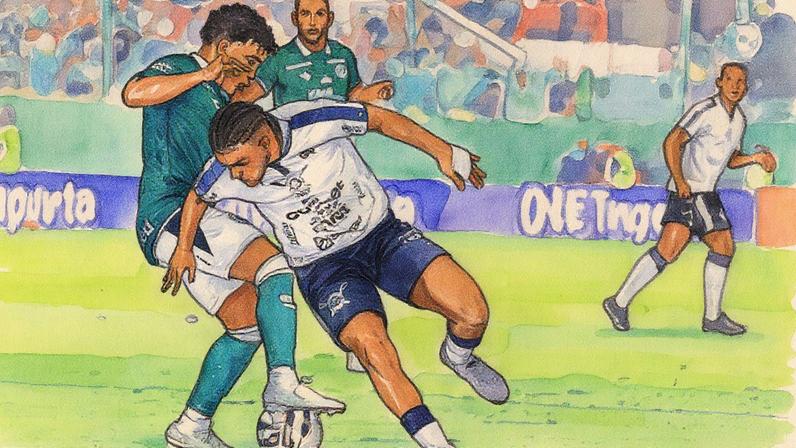 Remo e Goiás fazem confronto direto na briga pelo acesso à Série A (Foto: Carlos Costa/UAI Foto/Gazeta Press)