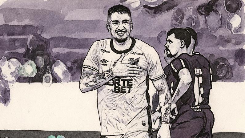 Nos acréscimos, Renan Peixoto garante a vitória em Ferroviária-SP 1x2 Athletico. Foto: José Tramontin/Athletico