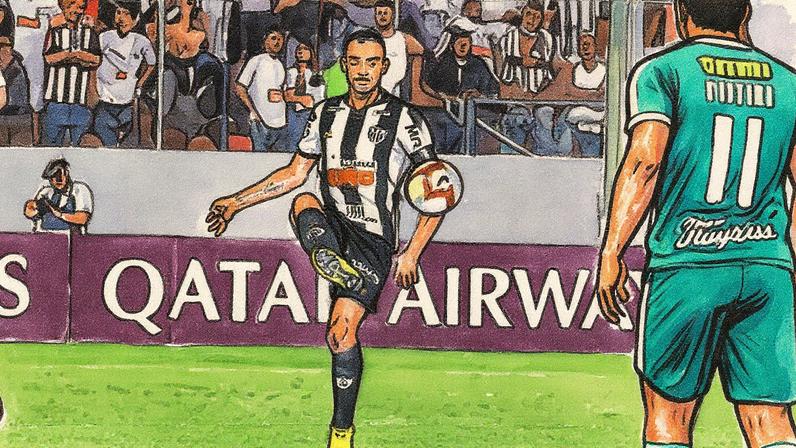 Réver é um dos maiores zagueiros da história do Atlético-MG, com títulos, gols e a faixa de capitão em momentos decisivos. (Bruno Cantini / Atletico MG)