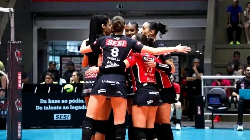 Sesi Bauru vence Tijuca na Superliga 25/26 (Foto: Felipe Wiira/Sesi-SP)