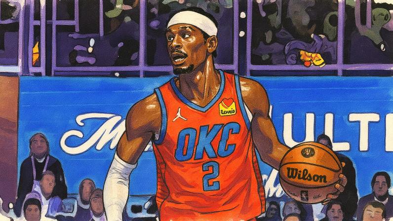 Shai Gilgeous-Alexander foi eleito o MVP da NBA na temporada 2024/25 (Foto: Ethan Miller/AFP)