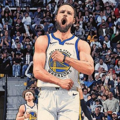 Curry brilha e Warriors viram sobre Spurs